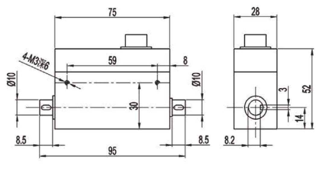 T908C installation dimensions