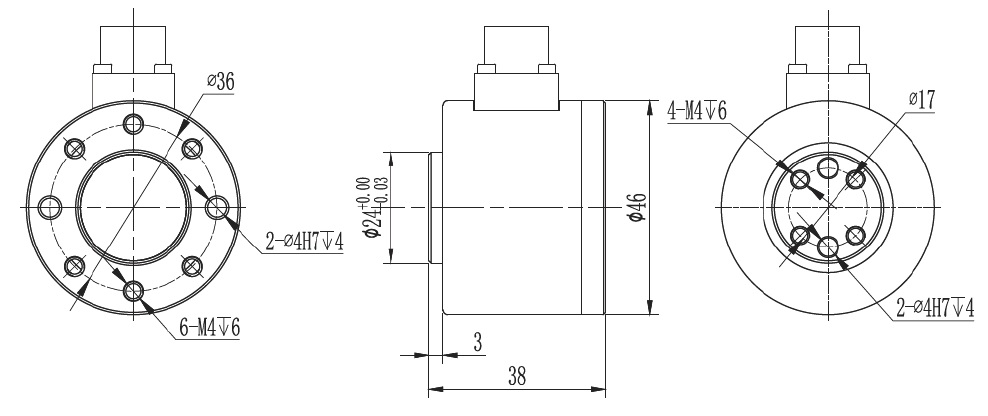 T501C installation dimensions
